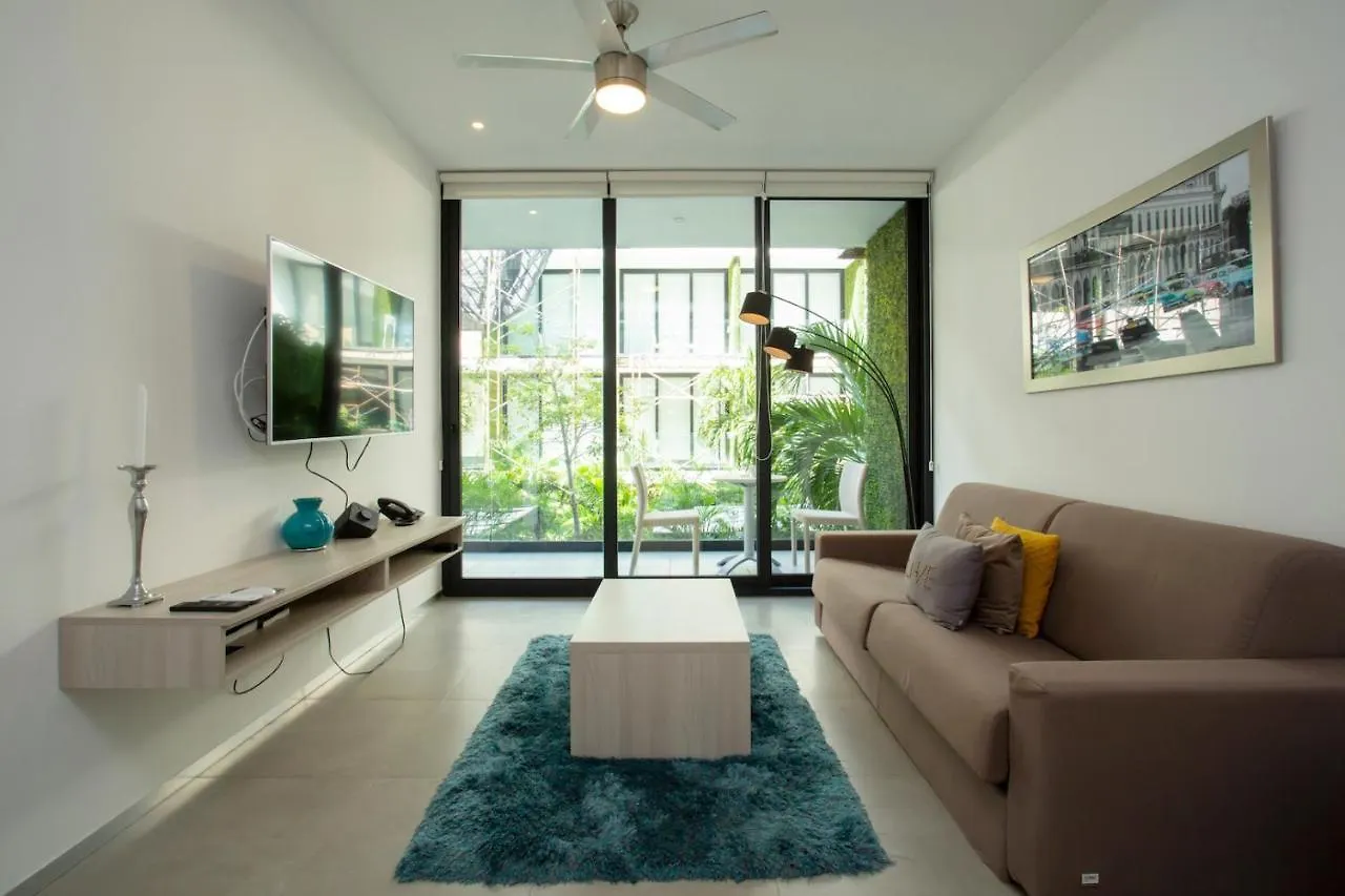 Lovely One Bedroom With Amazing Terrace View Playa del Carmen Apartamento